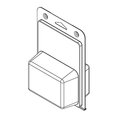 Visipak Thermoform-CLAMSHELL-#282-7.000-5.000-2.594-3.625-2.875-0.020-CLEAR, 400PK 282TF